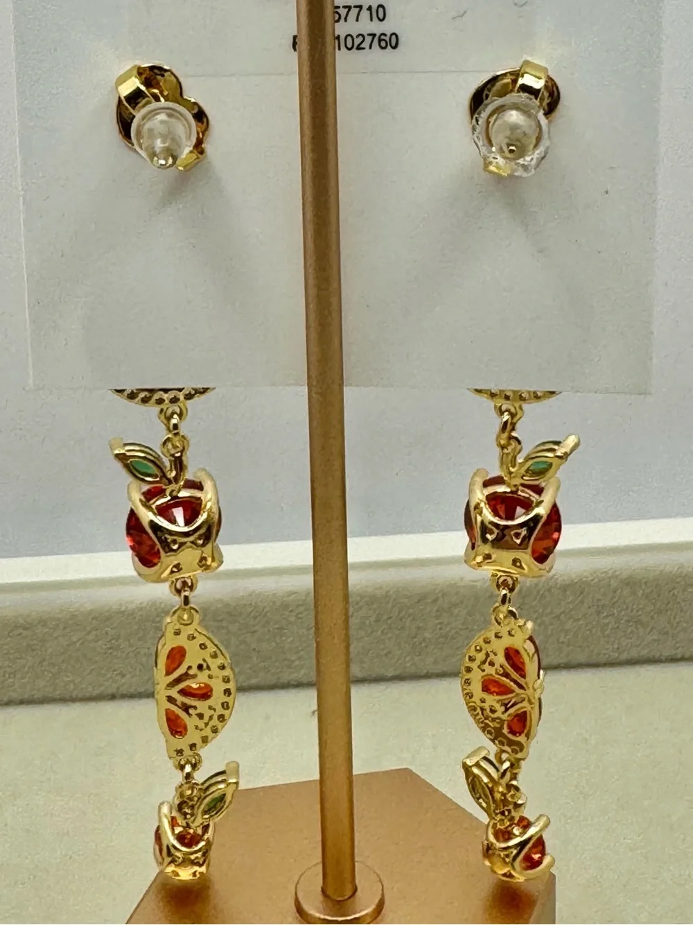 Kate Spade 🍊Sweet Citrus Orange Statement Earrings NEW